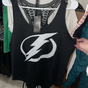 NWT - Tampa Bay Lightning Women’s Tank - Medium & Large Available